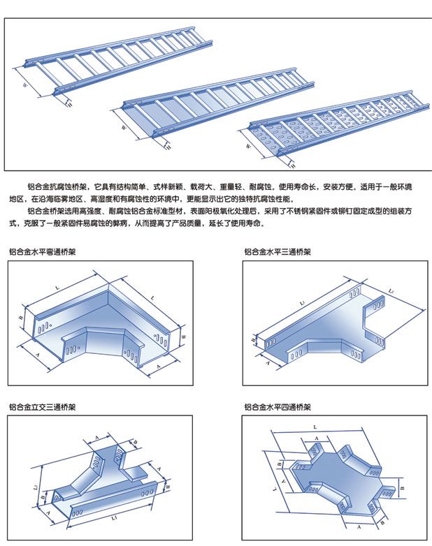 鋁合金電纜橋架